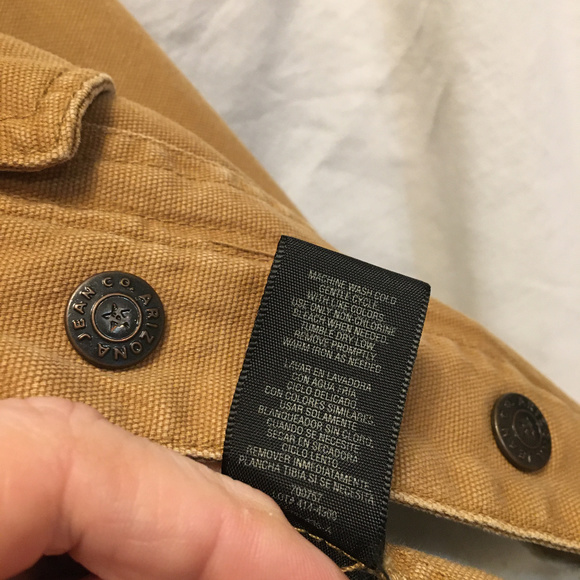 Arizona Jean Company Brown Denim Jean Jacket 5/6 - Picture 7 of 8